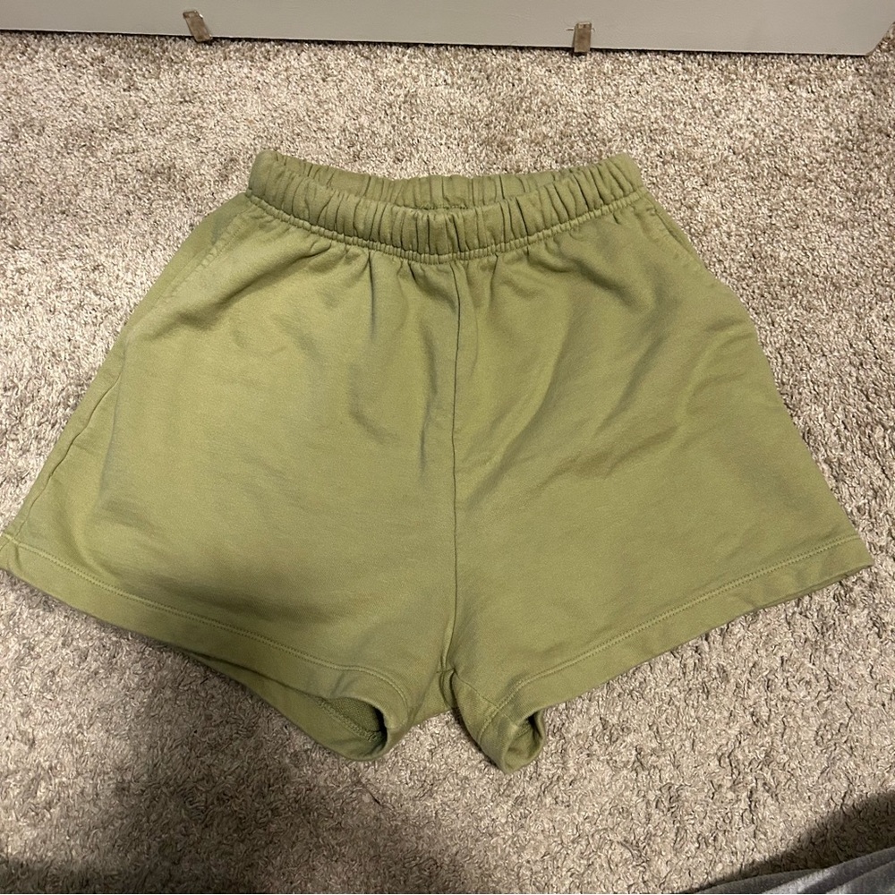 Daily Drills matcha sweatshorts